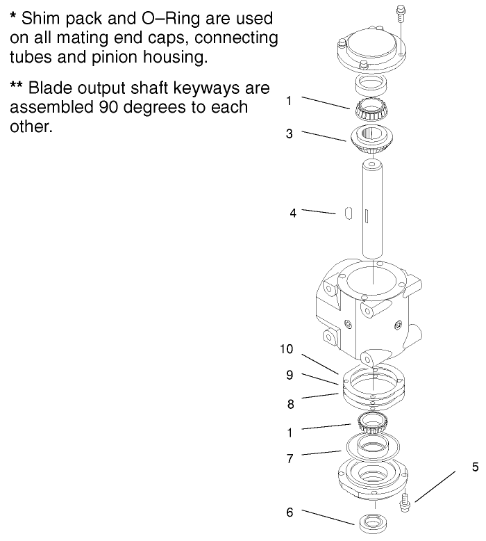 Righthand Shaft Service Assembly No 104 2427
