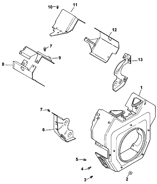 Blower Housing And Baffles