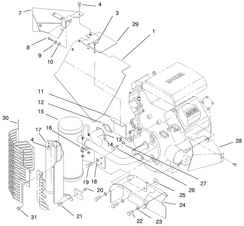 Heat Shields And Exhaust