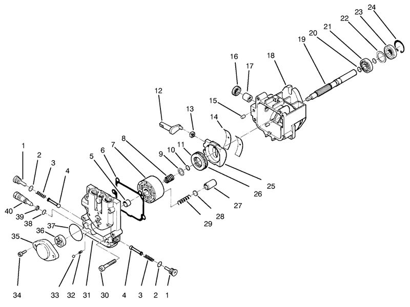 Hydraulic Pump Assembly No 98 1957