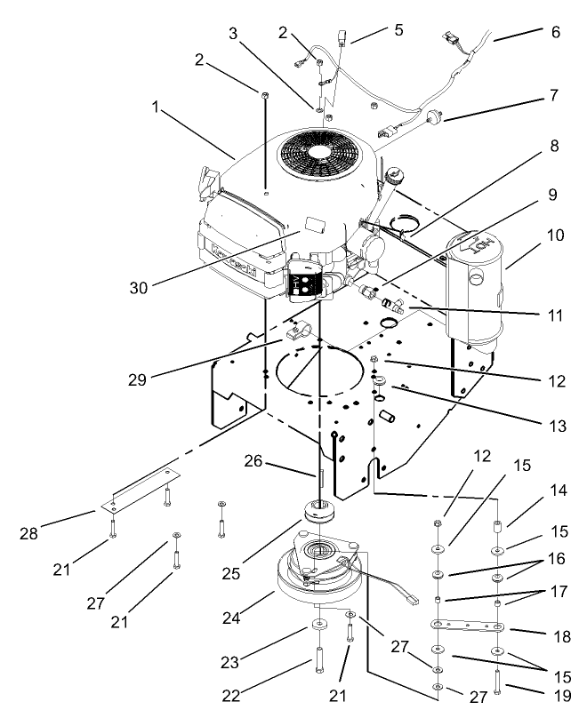 Frame and Wheel Assembly