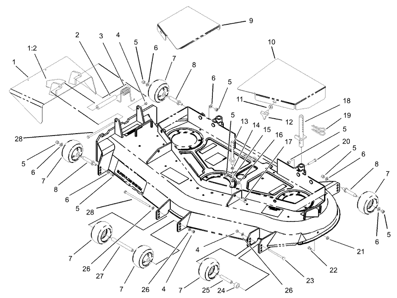 Gear Box And Cover Assembly