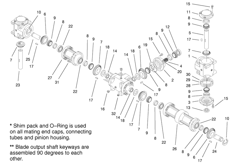 Gear Box Assembly No 99 0282