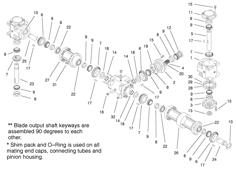 Gearbox Assembly 100 2419