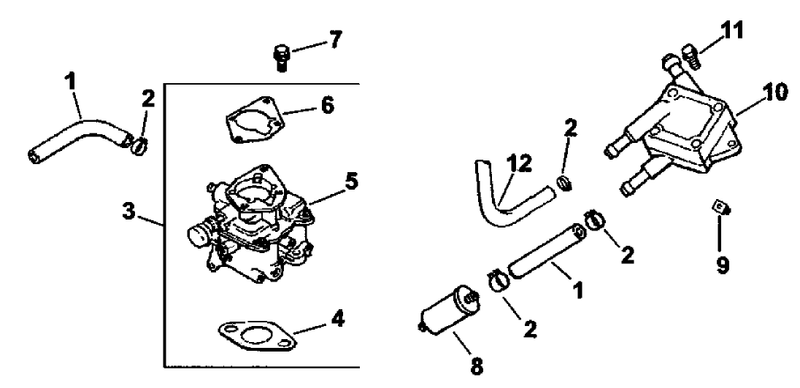 Fuel System Assembly Kohler Engine Ch20s Ps 64650