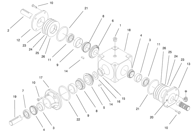Gearbox Assembly No 104 2433