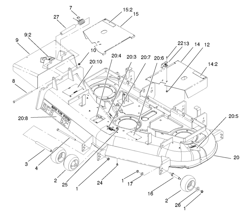 52in Deck Assembly