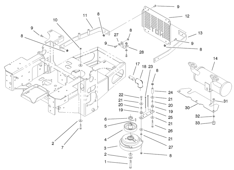 Engine And Clutch Assembly
