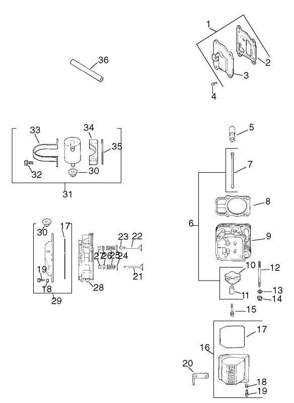 HeadValveBreather Assembly Kohler CV23S PS75560
