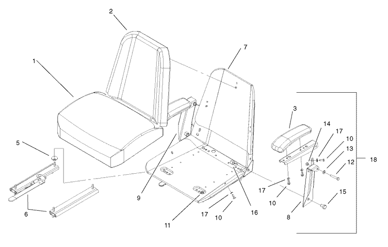 Seat Assembly No 1 633705