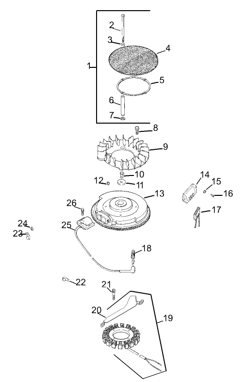 IgnitionElectrical Assembly Kohler CV23S PS75560