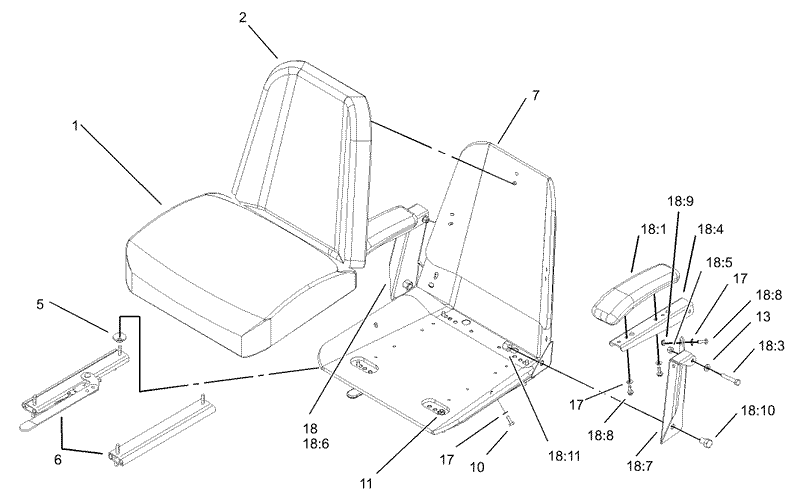 Seat Assembly No 1 633705