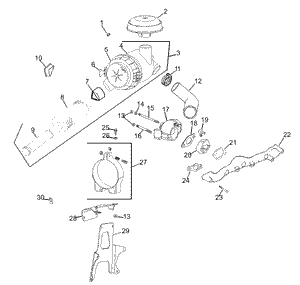 Air IntakeFiltration Assembly Kohler CV23S-75560