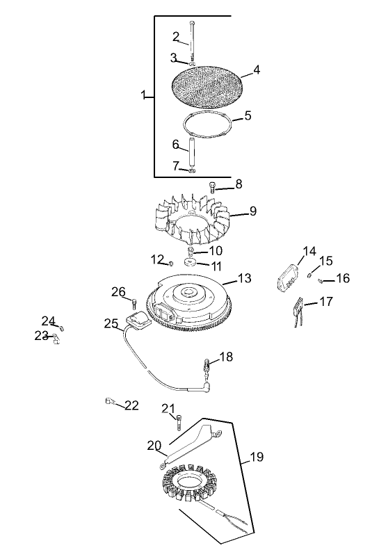 IgnitionElectrical Assembly Kohler CV23S 75560