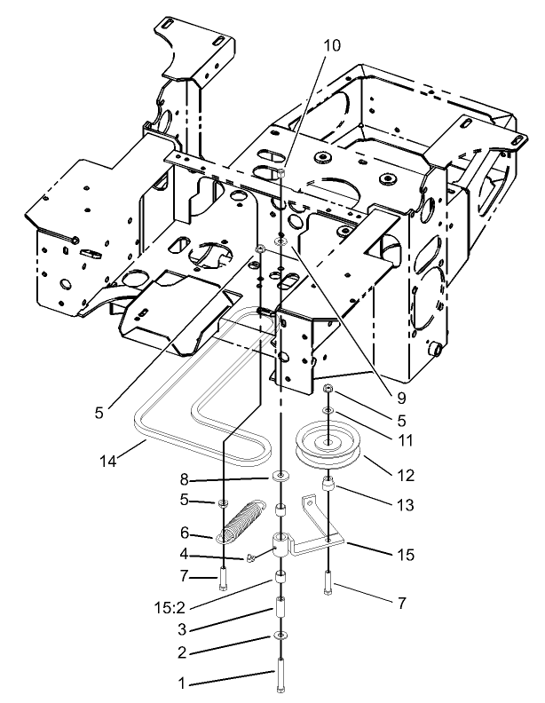 Pump Idler and Belt Assembly