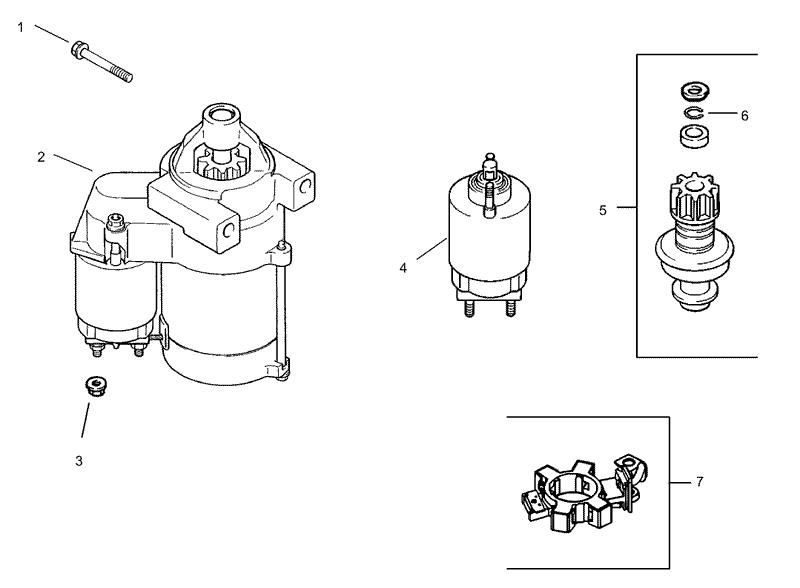 Starter Assembly Kohler CV23S 75560