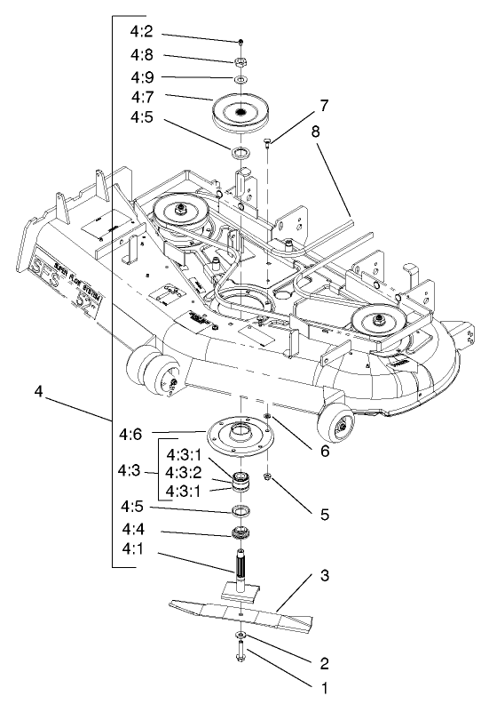 52in Deck Spindle Assembly