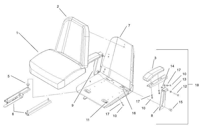 Seat Assembly No 1 633705