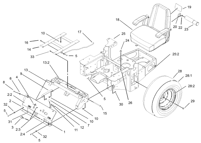 Main Frame Assembly