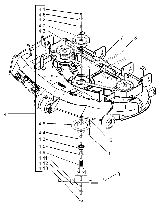 Deck Spindle Assembly