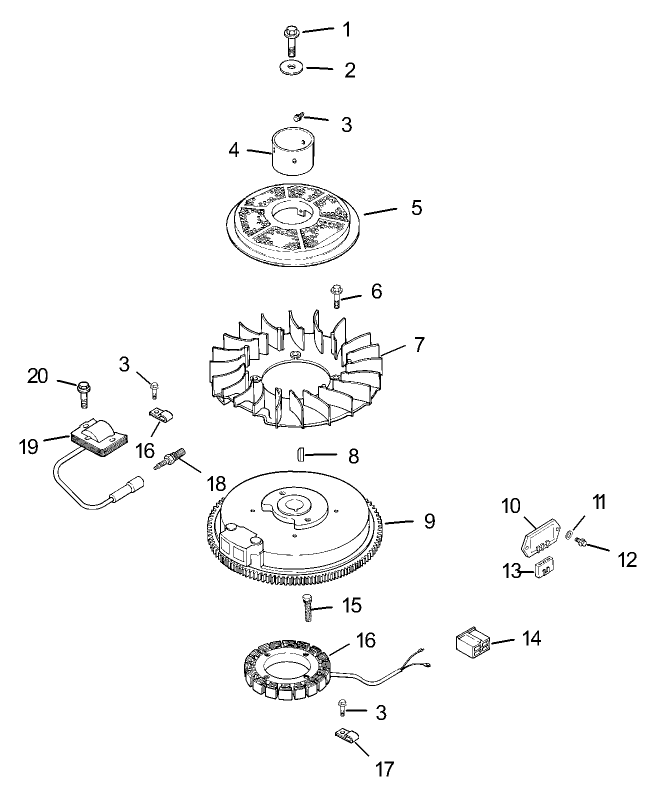 IgnitionElectrical Assembly Kohler CV493S 27520