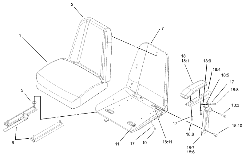 Seat Assembly No 106 9964