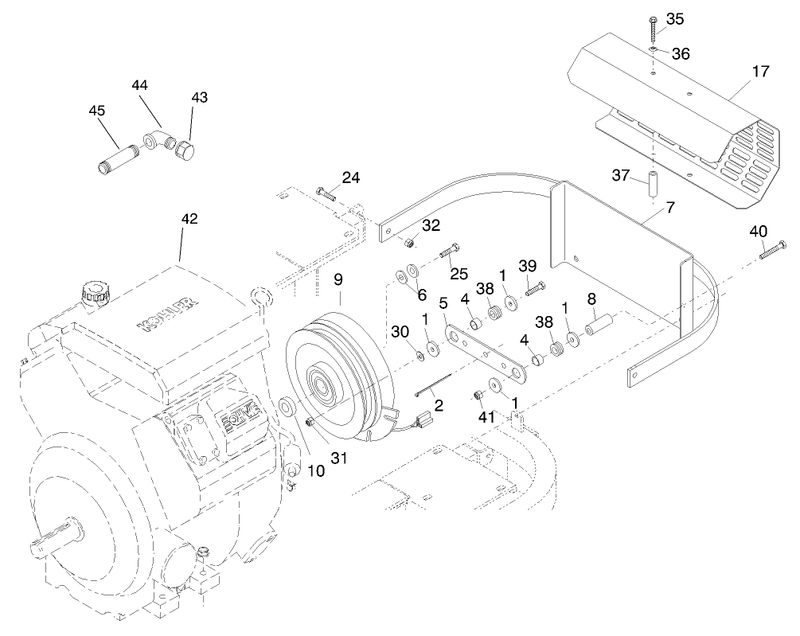 Engine Clutch and Muffler Shield
