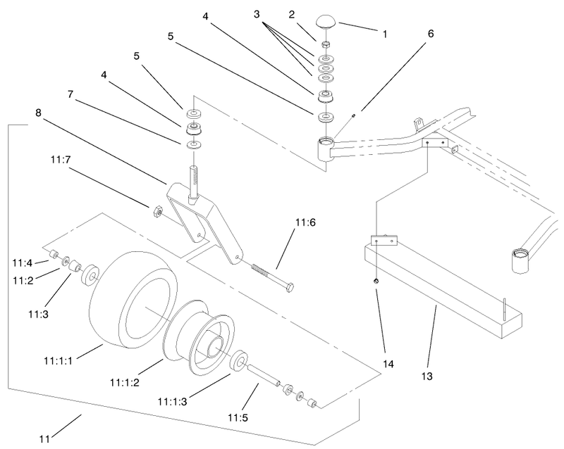 Caster And Wheel Assembly