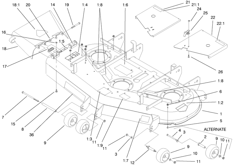 Cover And Rollers Assembly