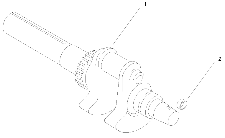 Group 1 Crankshaft ch22s 76513 Kohler