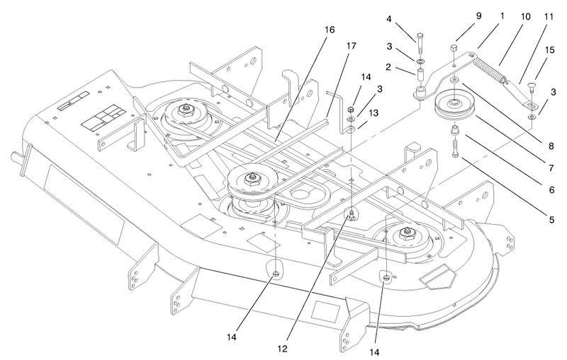 Belts And Idler Arm Assembly