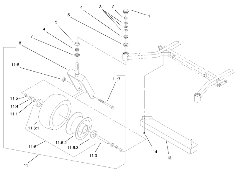 Caster And Wheel Assembly