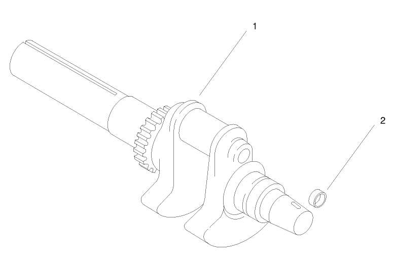 Group 1 Crankshaft ch22s 76513 Kohler