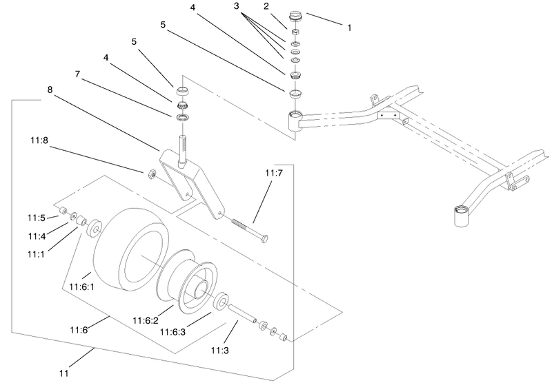 Caster And Wheel Assembly