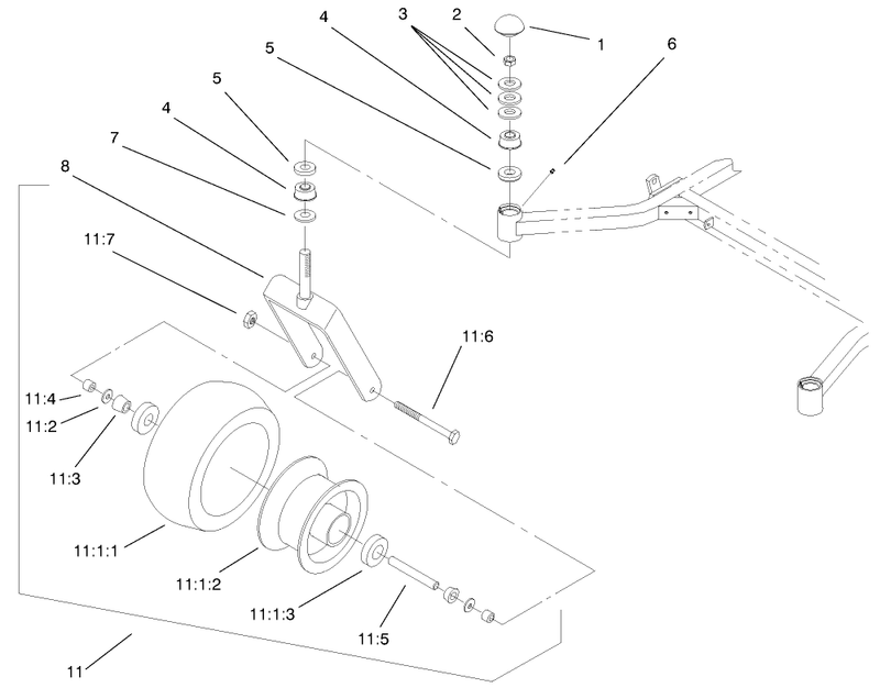Caster And Wheel Assembly