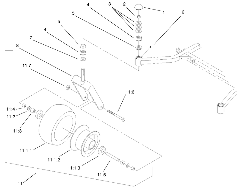 Caster And Wheel Assembly