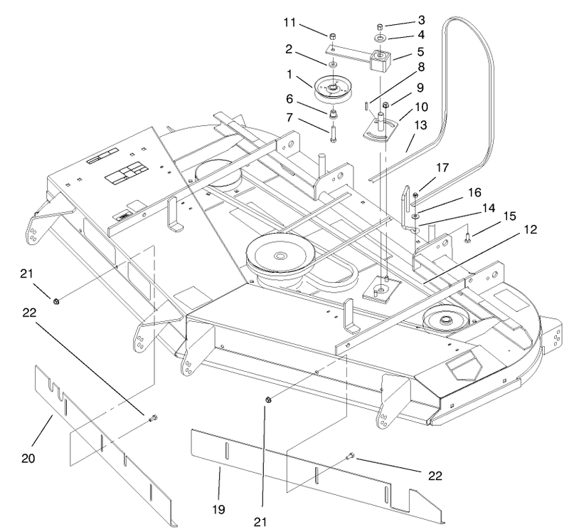 Belts And Idler Arm Assembly