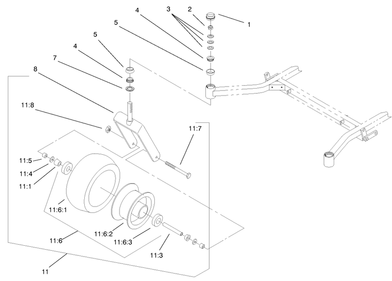 Caster And Wheel Assembly