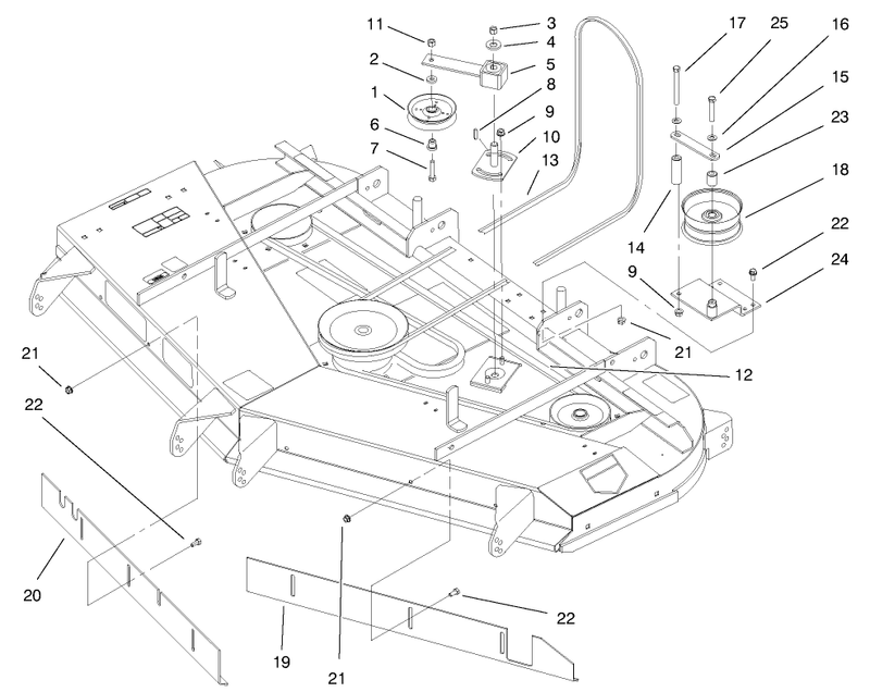 Belts And Idler Arm Assembly
