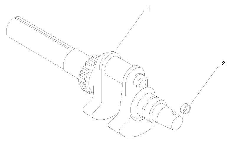 Group 1 Crankshaft ch25s 68606 Kohler