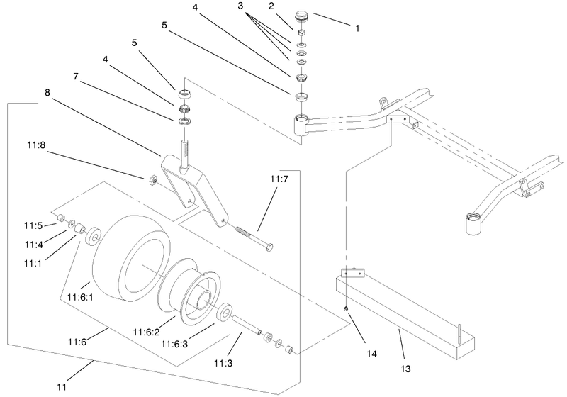 Caster And Wheel Assembly