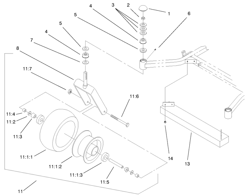 Caster And Wheel Assembly