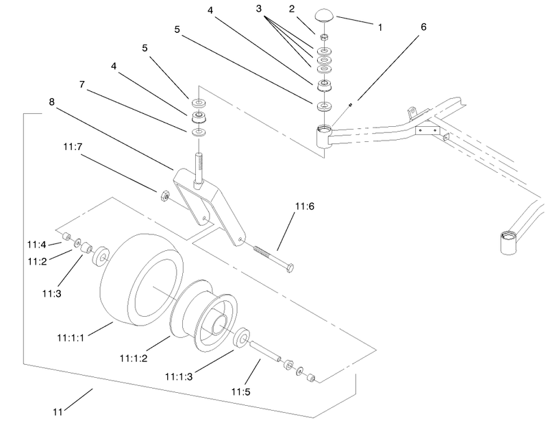 Caster And Wheel Assembly