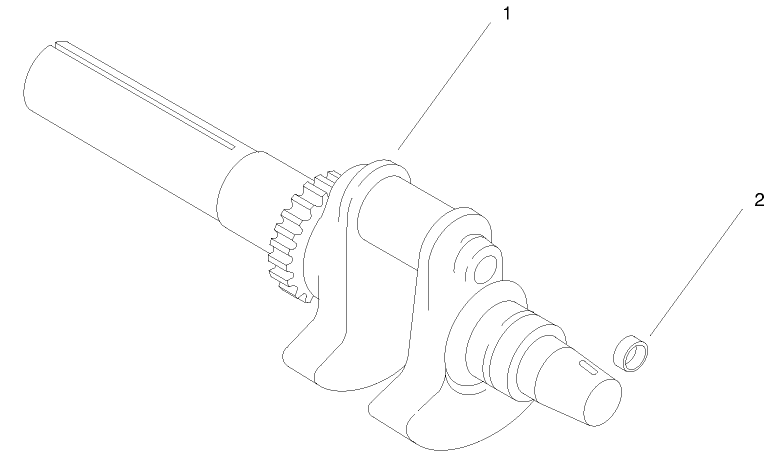 Group 1 Crankshaft ch25s 68606 Kohler