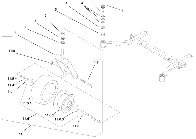 Caster And Wheel Assembly
