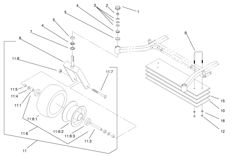 Caster And Wheel Assembly