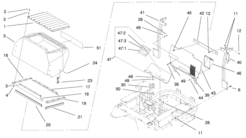 Rear Hood Assembly