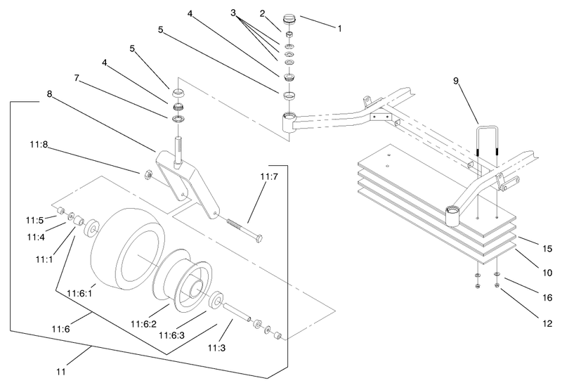 Caster And Wheel Assembly