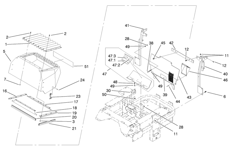 Rear Hood Assembly