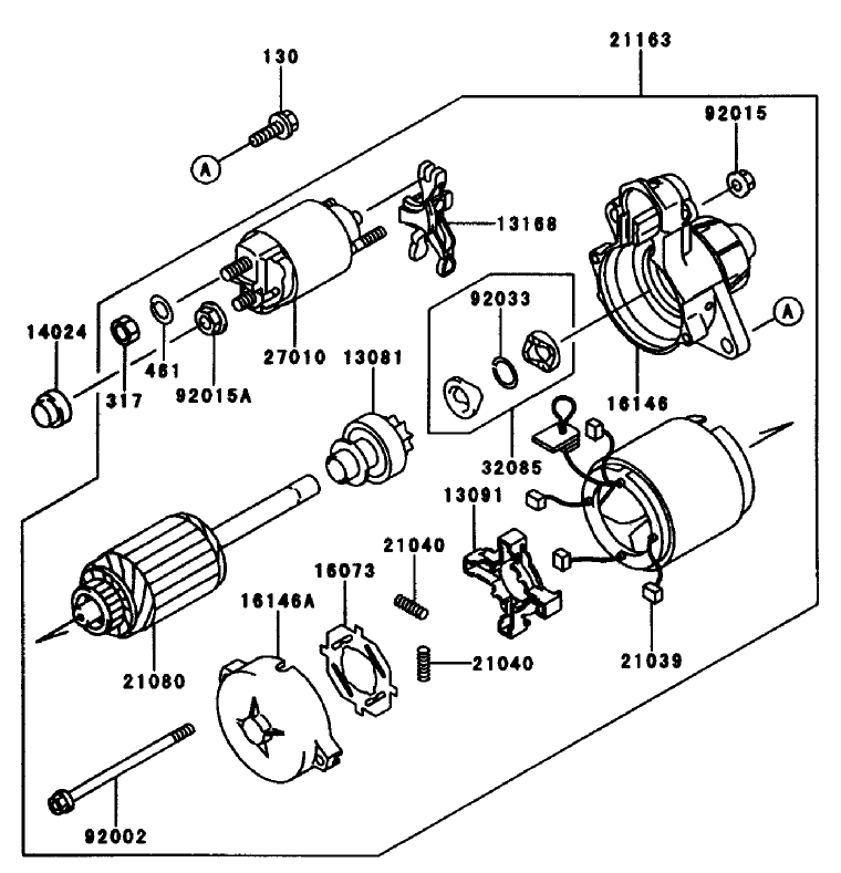 Starter Kawasaki Fd661d S03